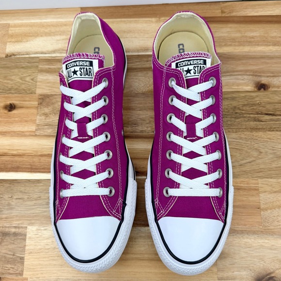 Converse Chuck Taylor All Star Low Top Fuchsia Pink Mens 13 Womens 15 - Picture 2 of 9